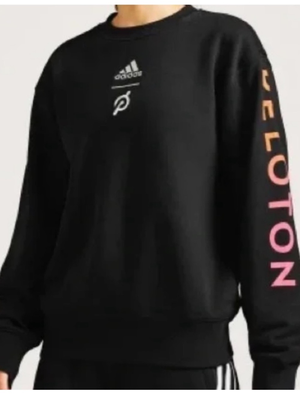 adidas x Peloton Black Crewneck Sweatshirt women’s size medium